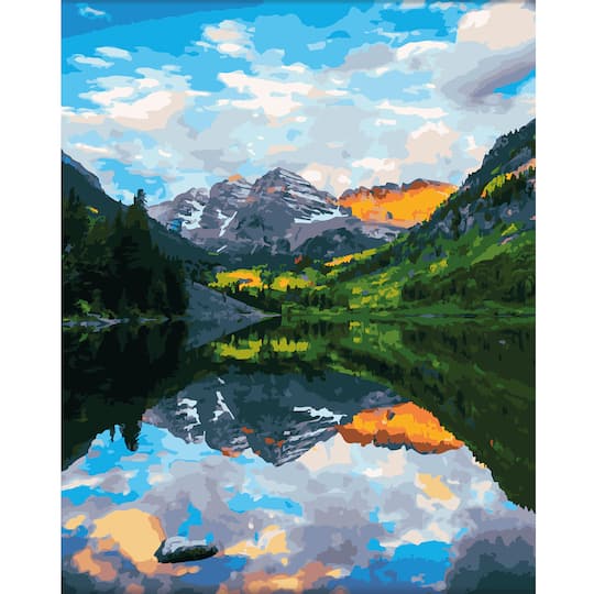 12 Pack: Mountain Scene Paint-by-Number Kit by Artist's Loft™ Necessities™